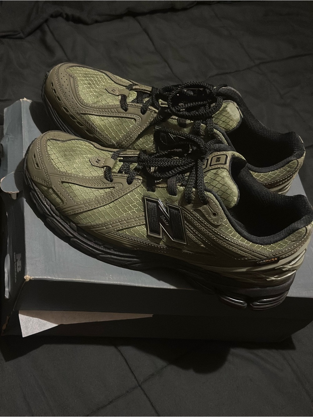New Balance Olive Green and Black Men's 1906R